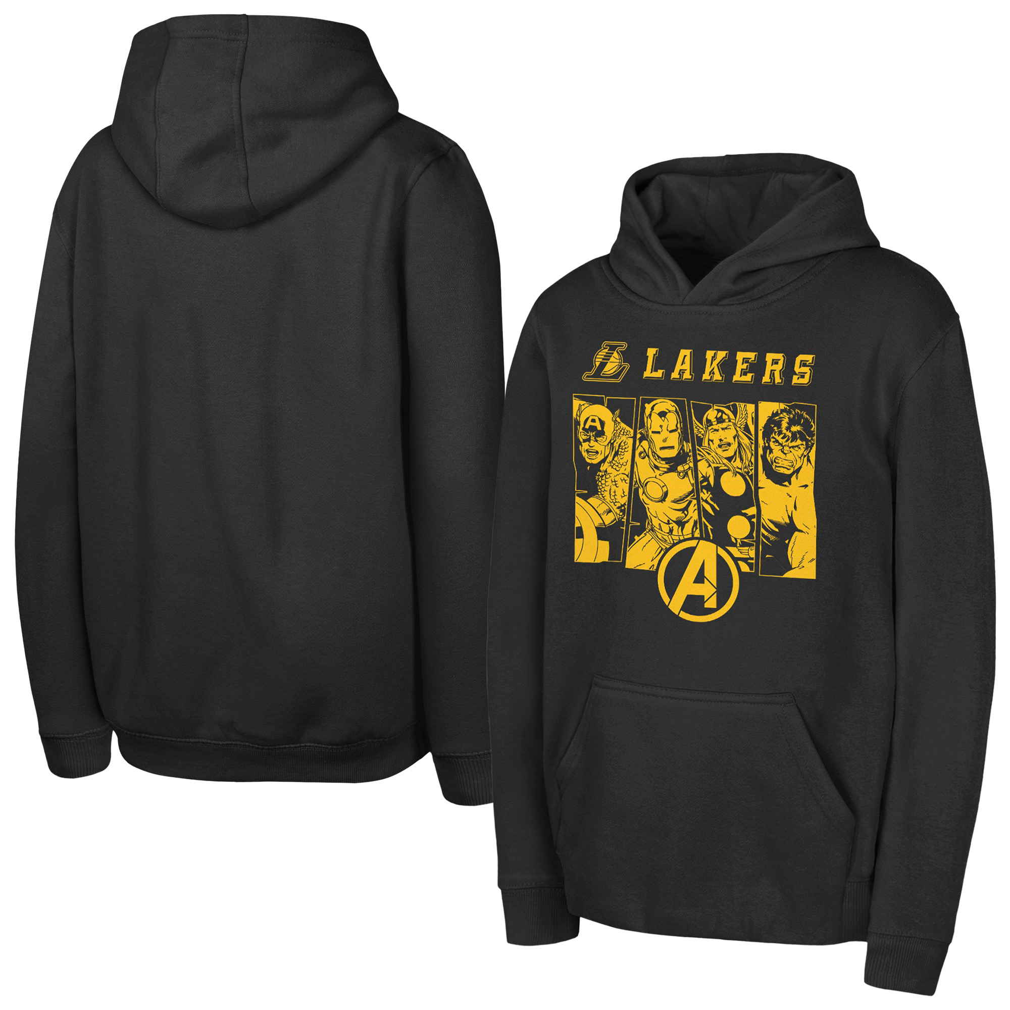 Los Angeles Lakers NBA x Marvel Hoodie – Jugendliche Image