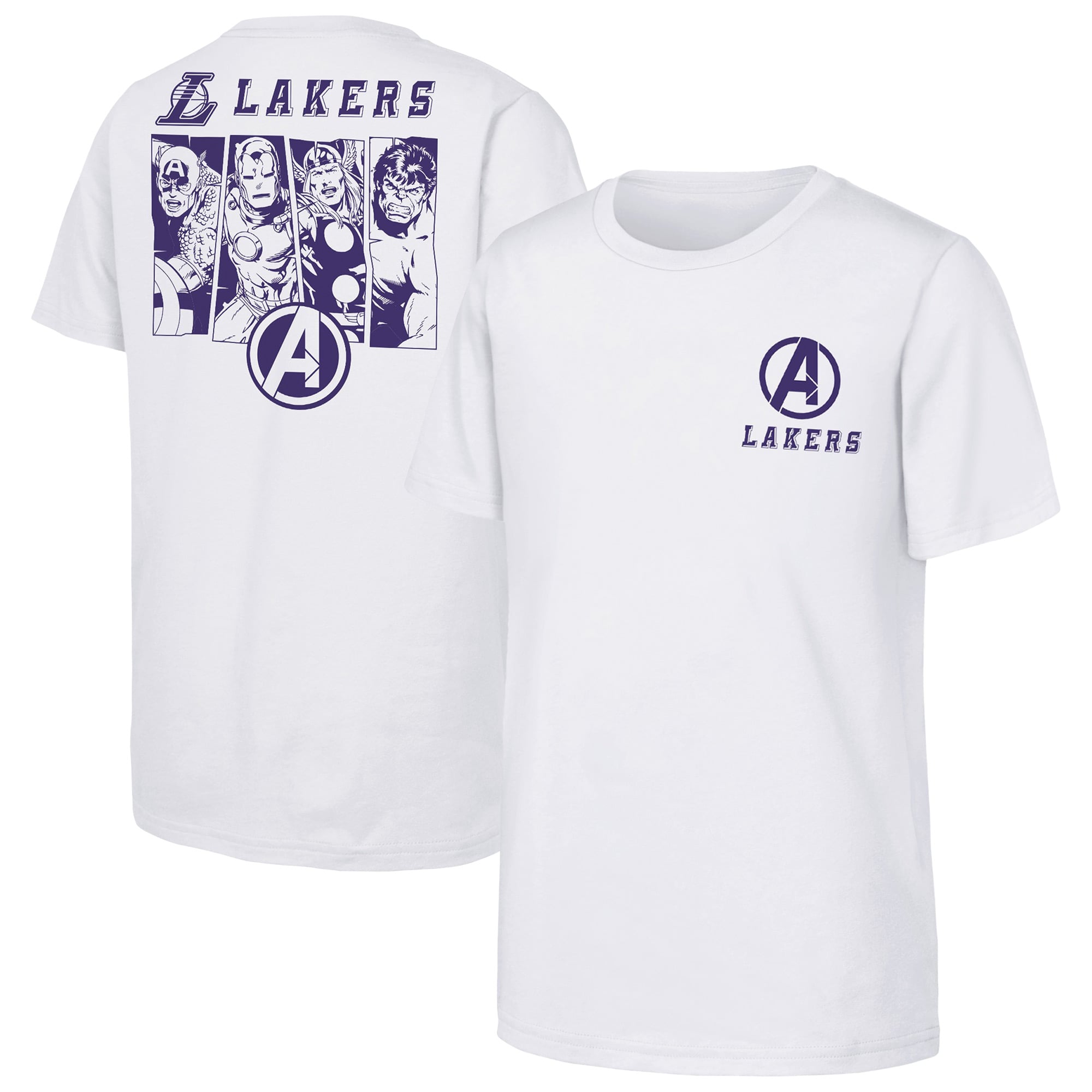T-shirt Los Angeles Lakers NBA x Marvel - Enfant - unisexe Taille: XL (18/20)