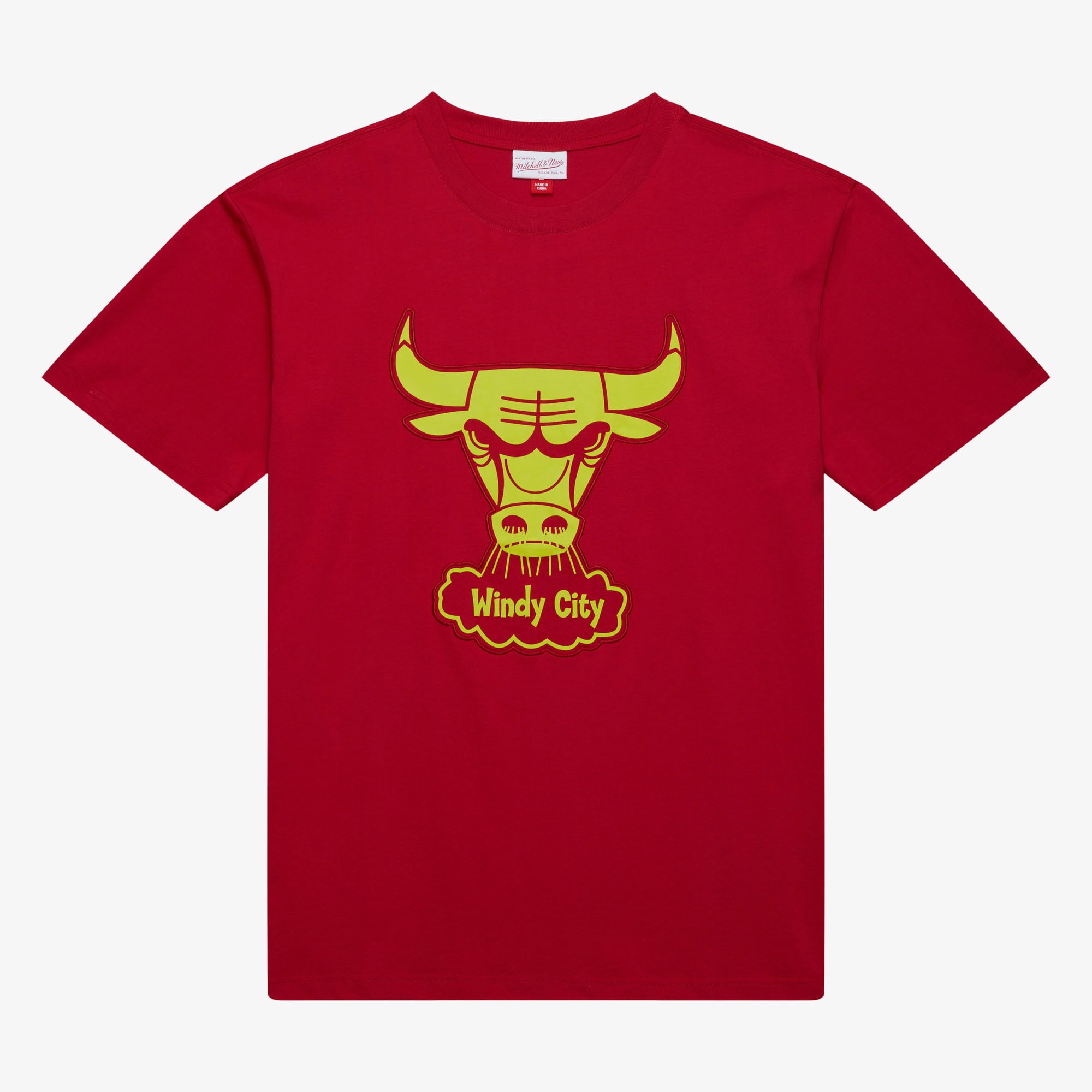 Chicago Bulls, Mitchell & Ness, Neon Nights Premium T-shirt - Homme Taille: S