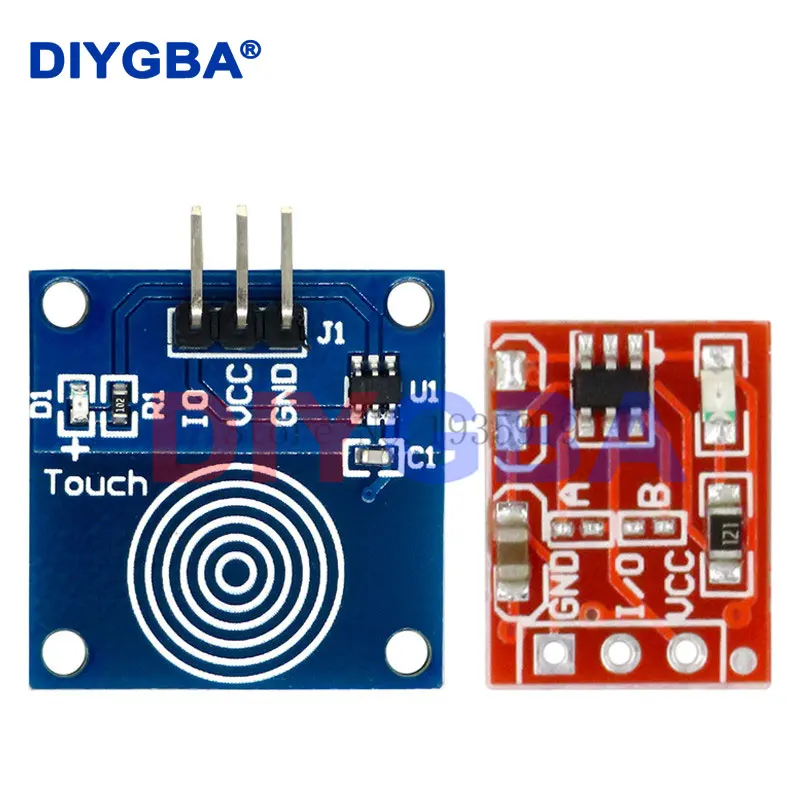 10PCS TTP223 Touch Schlüssel Schalter Modul Berühren Taste Selbst-Locking/No-Locking Kapazitive Schalter Einkanal Rekonstruktion Image