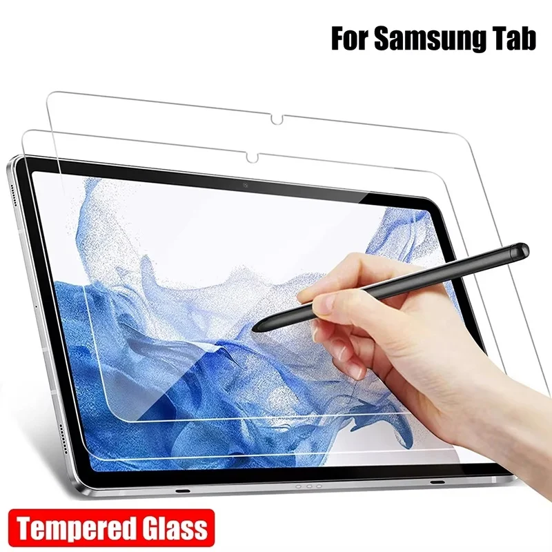 Displayschutzfolie aus gehärtetem Glas für Samsung Galaxy Tab A9 Plus A8 S9 FE Plus S8 Plus S7 FE Plus S6 Lite Tablet-Zubehörfilm Image