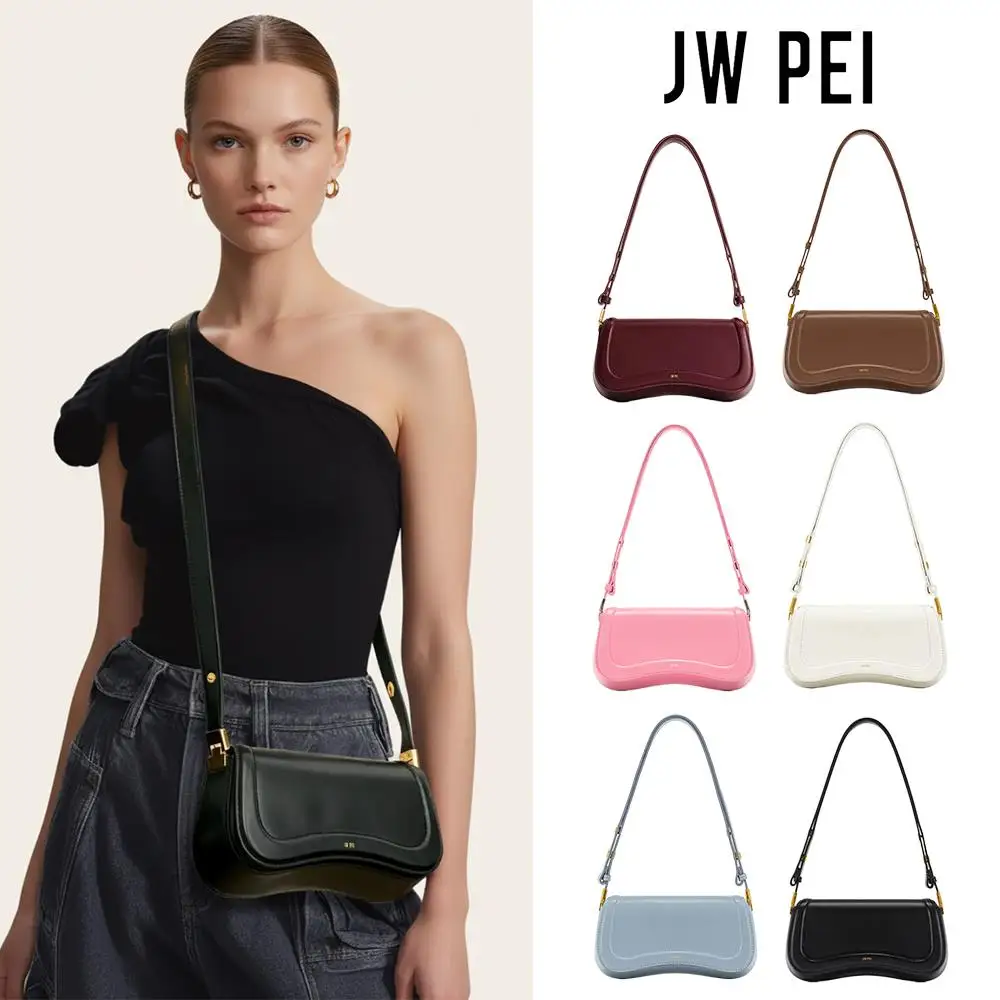 JW PEI petit Design sac à pouding en cuir véritable femmes sac à bandoulière de luxe sac de maquillage à la mode portefeuille de banlieue à la mode
