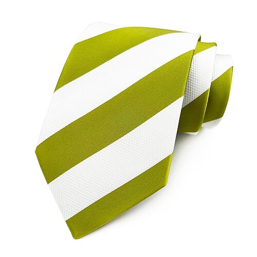 Herren Krawatten Mode Klassisch Moderne zeitgenössische Streifen Hochzeitsfeier Alltagskleidung Image