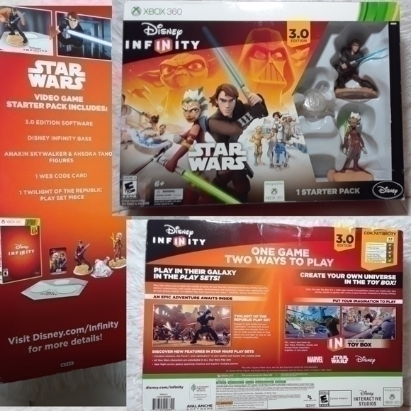 Disney Other | Disney Infinity 3.0 For Xbox 360 Starter Pack | Color: Black | Size: Osbb