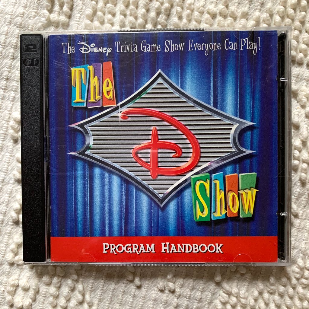 Disney Video Games & Consoles | 'The D Show' Disney Trivia Game (Cd) | Color: Blue/Red | Size: Os