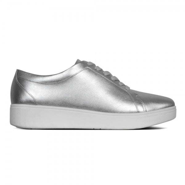 RALLY Damen Leder Sneaker Silber EU 40,5 / UK 7