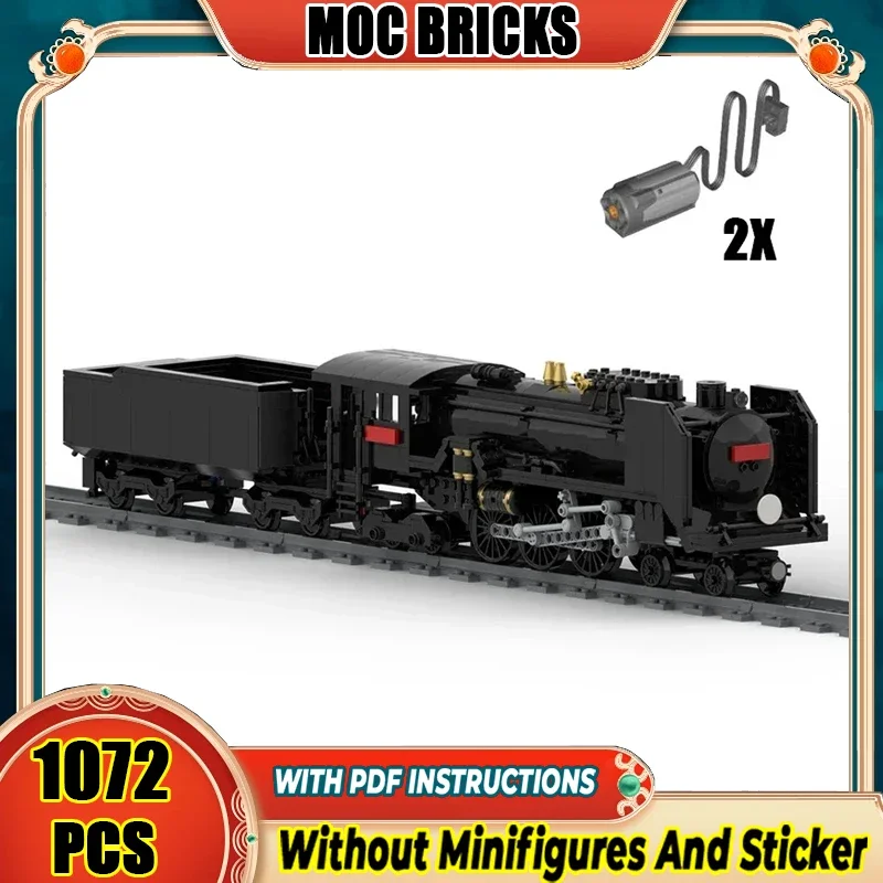Moc Bausteine C62 Dampf Lokomotive Modell Technologie Eisenbahn Zug Serie Modulare Blöcke Bau Spielzeug Montage Geschenke Image