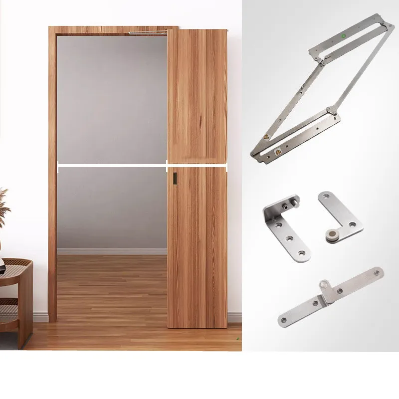 600–1000 mm breite Holztür, Edelstahl, klappbar, geräuschlos, Scharnier-Hardware, 180 Grad klappbares Türscharnier Image