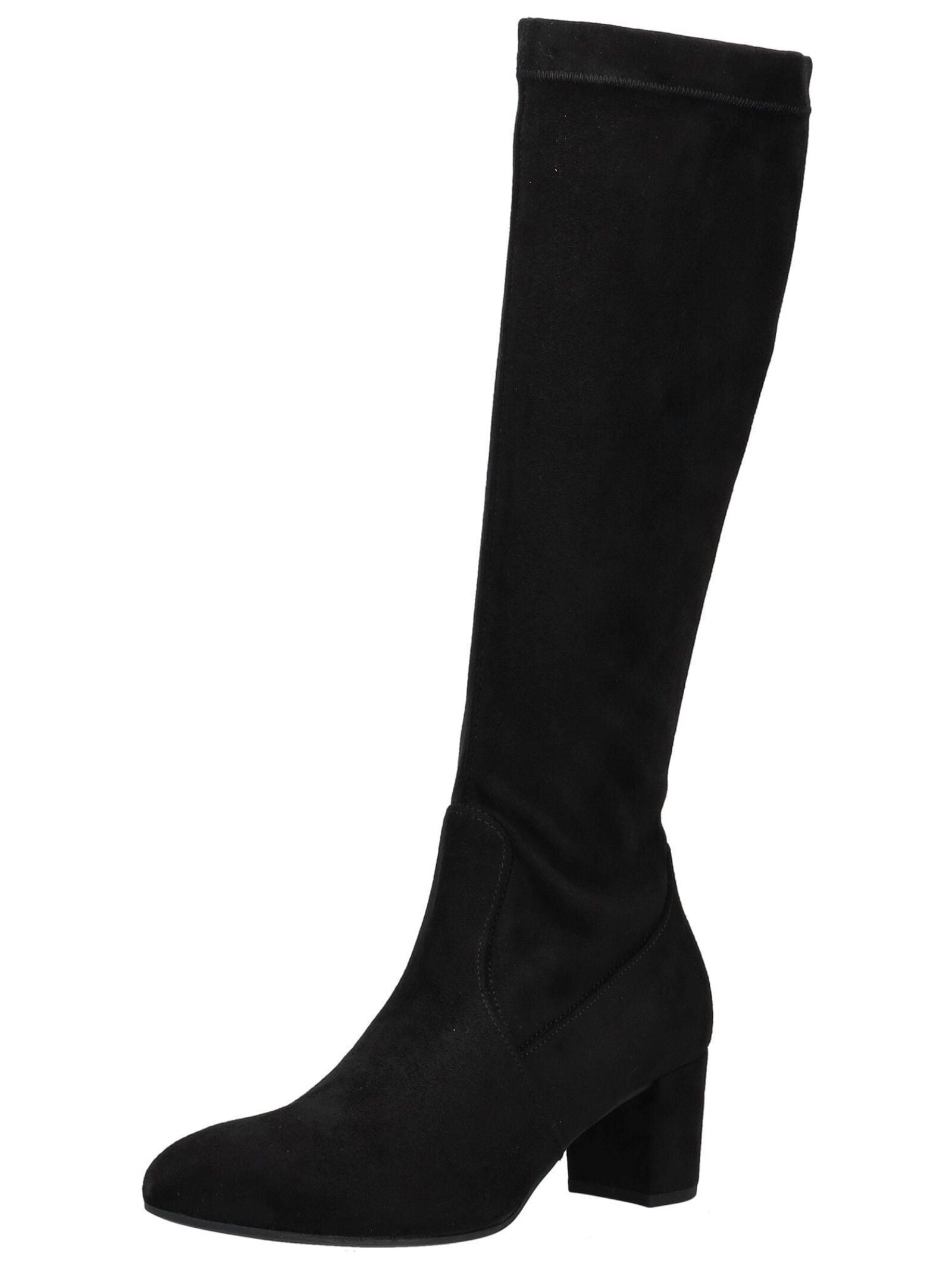 Stiefel GABOR "Gabor Stiefel Lederimitat", Damen, Gr. 40, schwarz, Lederimitat, Schuhe Stiefel