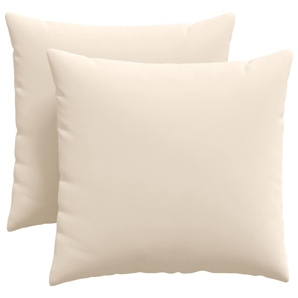 vidaXL Sofakissen 2 pcs Beige 45 x 45 cm Stoff Image