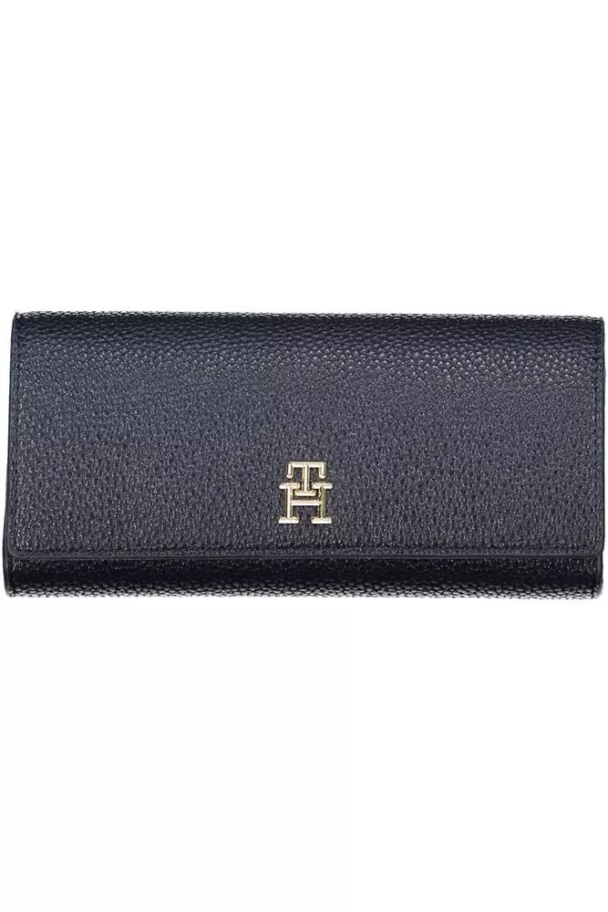 Th Wallet Geprägtes Leder Marineblau Image