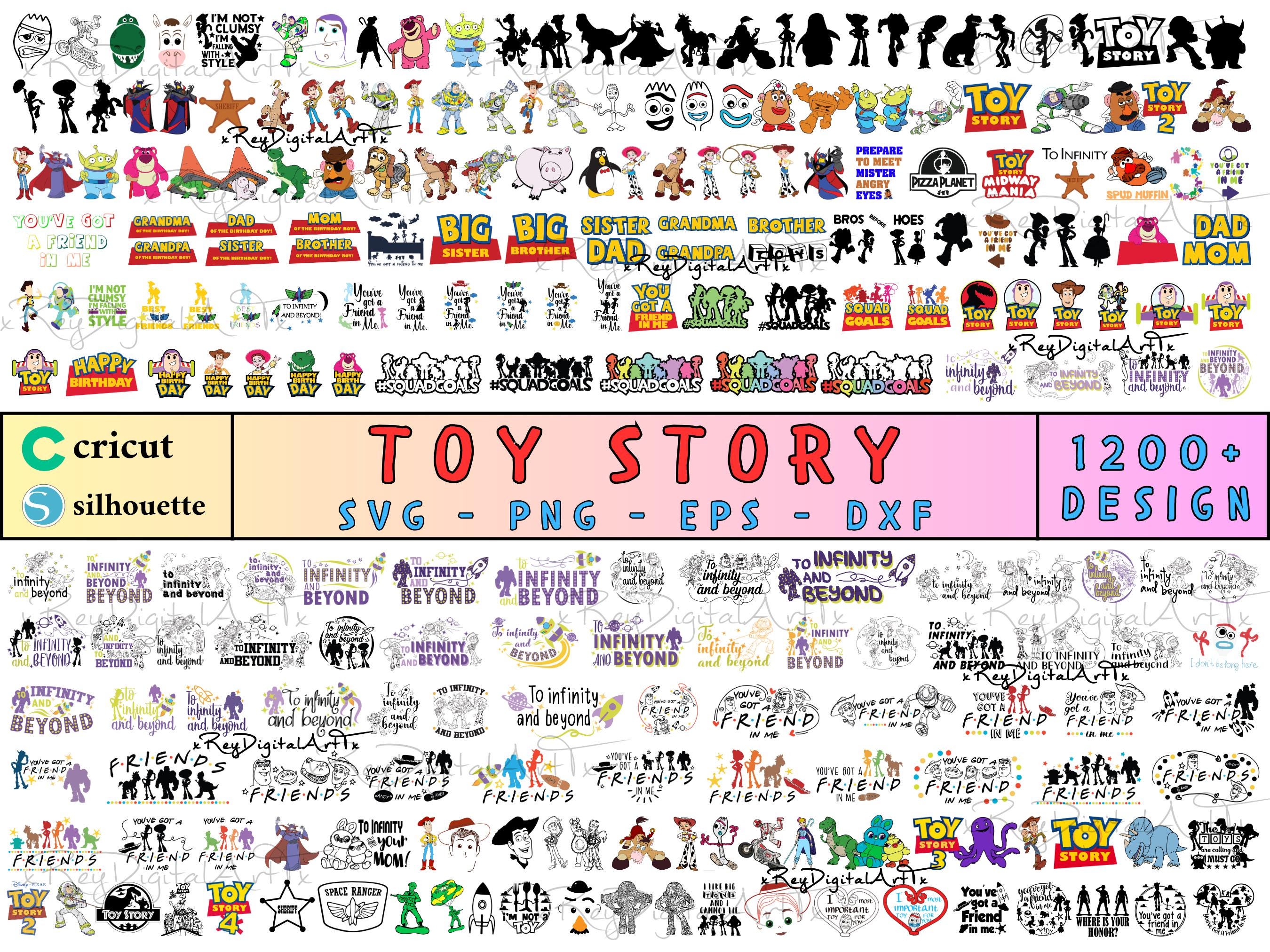 1200+ File Toy Story Svg, Toy Story Clipart, Toy Story Compleanno, Woody Svg Files per Cricut, Toy Story Png, Buzz Lightyear Svg, Digitale