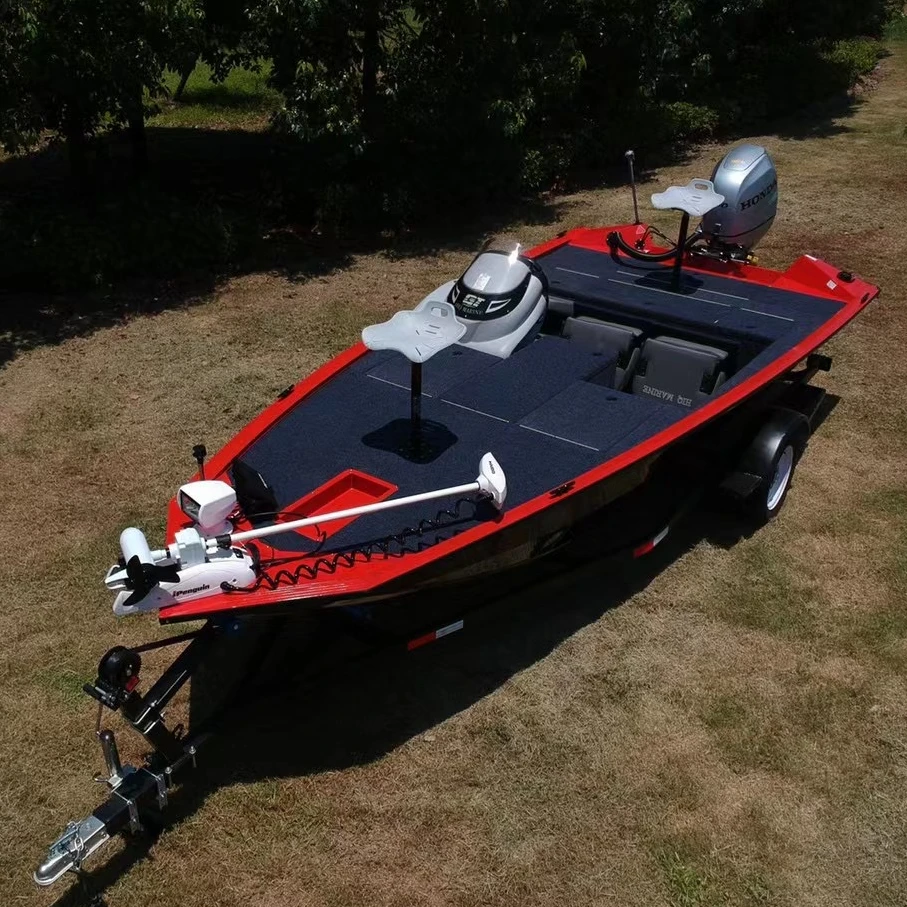 Kin ocean Hochgeschwindigkeits-Aluminium-Angel bassboot mit Voll geschweißt Image