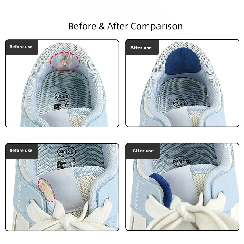 6Pcs Sport Schuh Patches Schuhe Beschädigte Seite Kanten Innenfutter Aufkleber Schuh Ferse Tragen Reparatur Patch Fuß Pflege Produkte