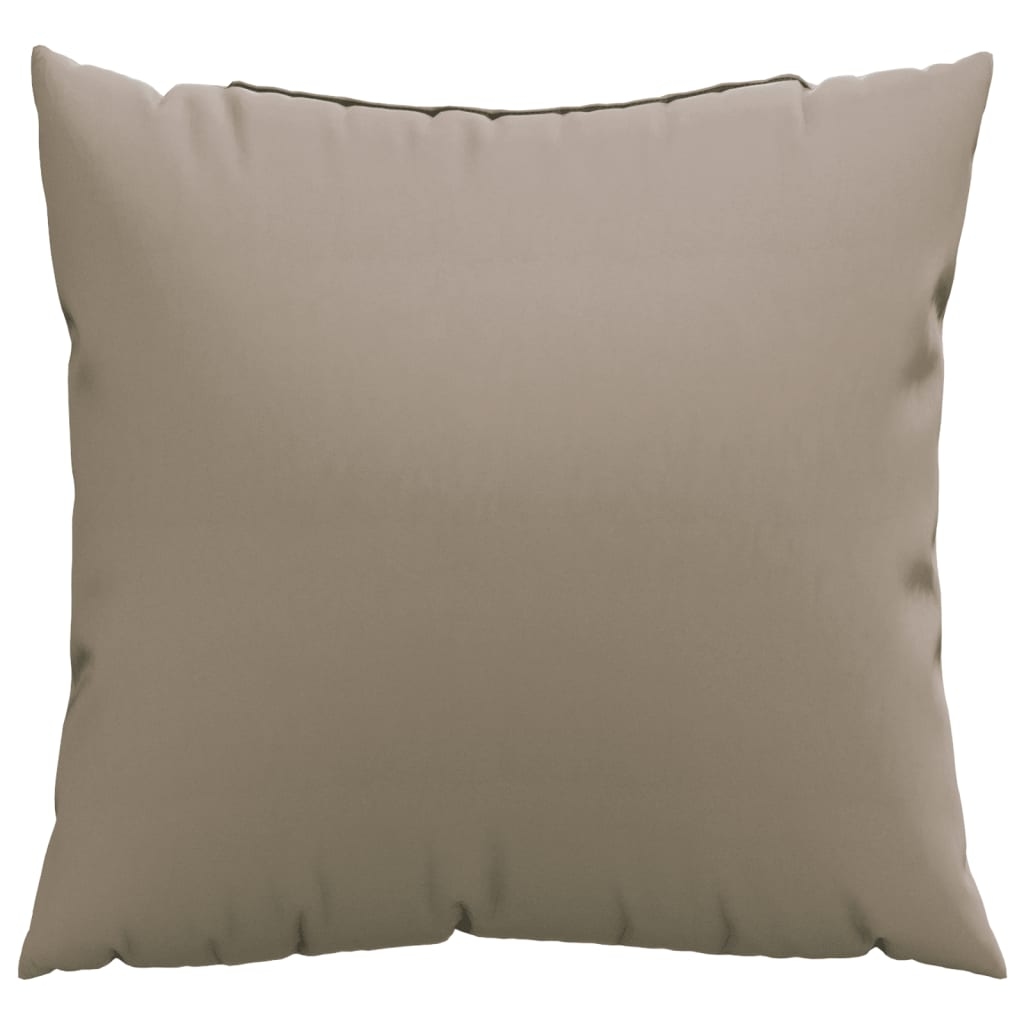 vidaXL Sofakissen 4 Stk. Taupe 40x40 cm Stoff Image