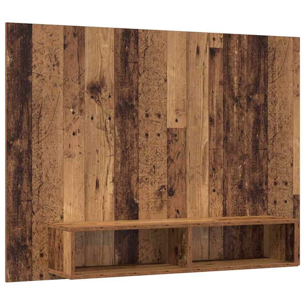 vidaXL Wand TV Schrank Altholz 120 x 23.5 x 90 cm Holzwerkstoff Image