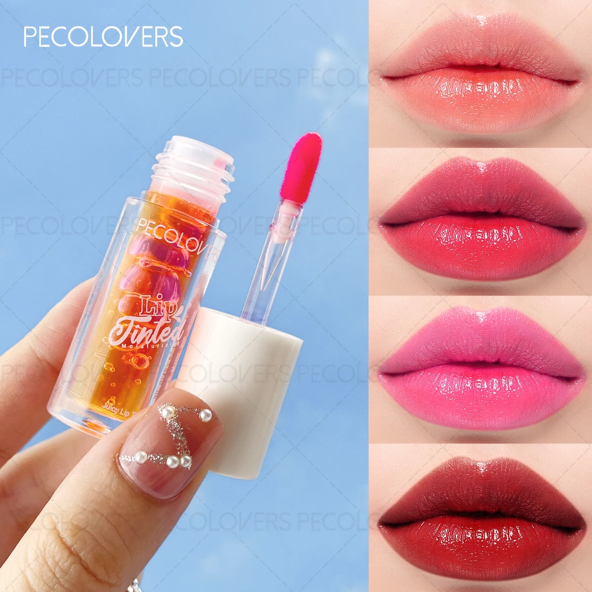 1PC Spiegel Lip Gloss Lippen Make-Up Samt Wasserdicht Langlebige Feuchtigkeitsspendende Lip Tint Nicht Stick Tasse Flüssigkeit Lippenstift Kosmetik Image