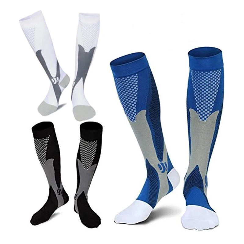 Brothock Medical Sport Kompressionssocken für Männer und Frauen, 20–30 mmHg, Lauf-Krankenschwester-Socken für Krampfadern, Laufen, Radfahren, Reisen Image