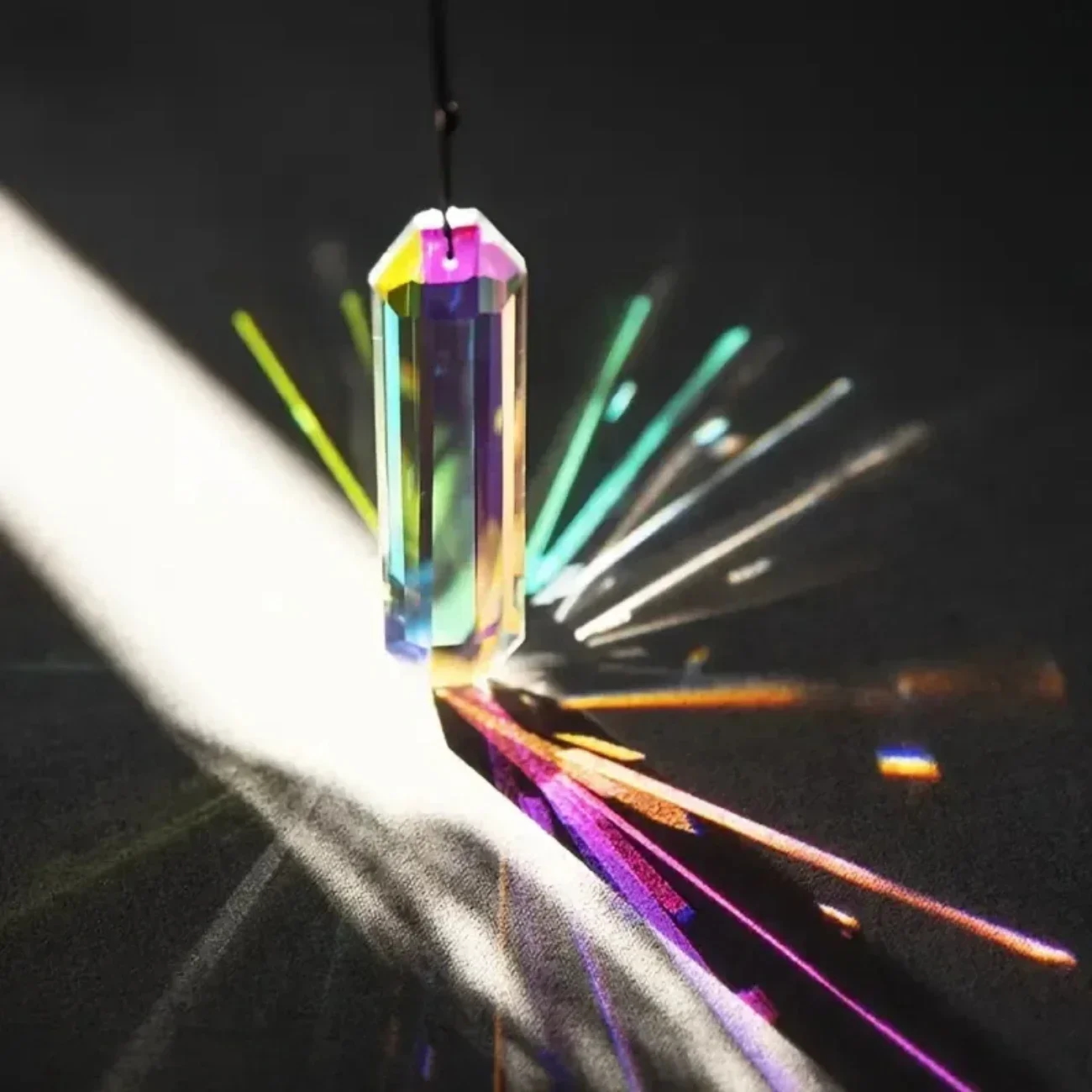 New 2 pcs sun catcher window prism pendant, Crystal rainbow manufacturing garden hanging ornament, home, garden art decoration