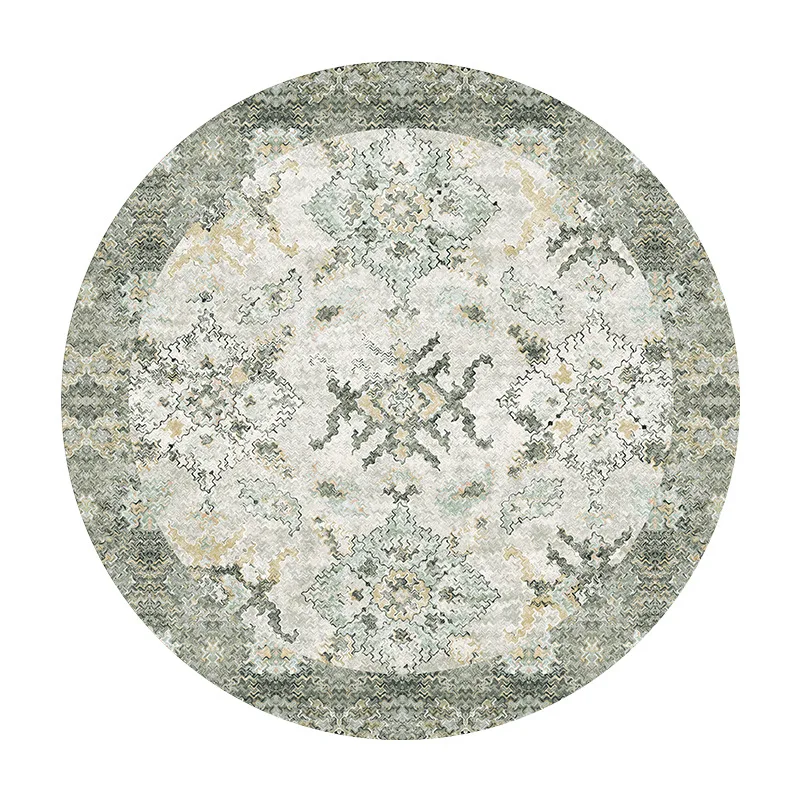 Vintage-Teppich im pastoralen Stil, Bohemian-Stil, Teppich für Wohnzimmer, Schlafzimmer, Umhang, Zimmer, leicht zu reinigen, rutschfeste Matte, Heimdekoration Image