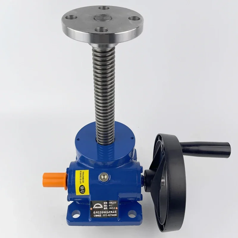 Leading Screw Lift Handwheel Collar Cegar Swl1T/2.5T Handkurbelnde SchneckenhebeplattformSWL Lift Reducer Image