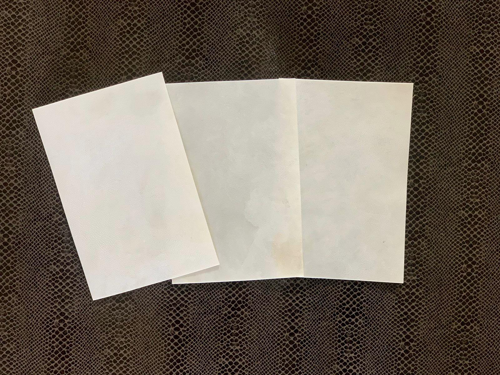 Fogli di pergamena in pelle, fogli di pergamena di capra di alta qualità, fogli di pergamena vintage in pelle per calligrafia e rilegatura di libri.