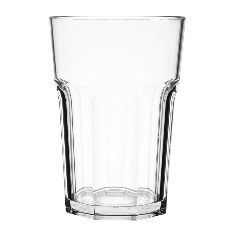 Olympia Kristallon Orleans Polycarbonat-Becher 390ml (12 Stück) Image