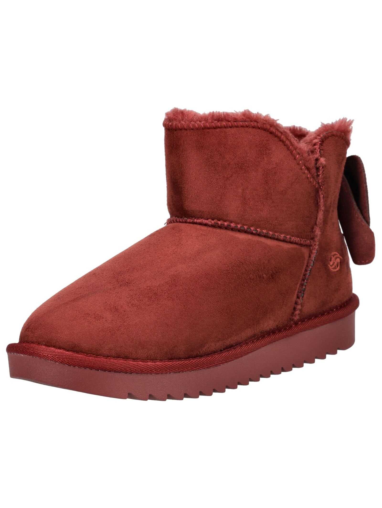 Stiefelette DOCKERS BY GERLI "Dockers by Gerli Stiefelette Lederimitat", Damen, Gr. 39, dunkelrot, Lederimitat, Schuhe Stiefelette