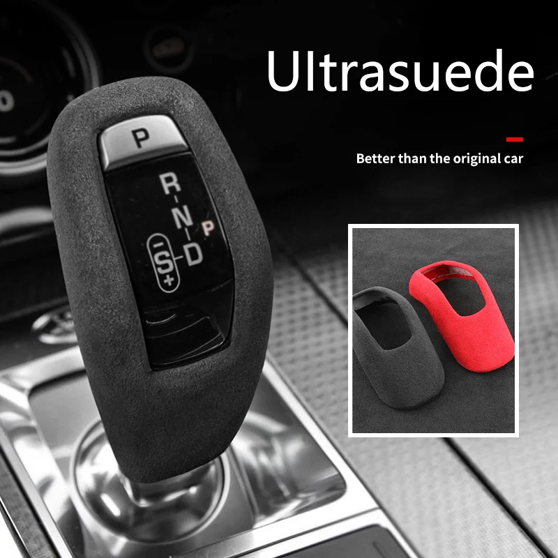 Auto Schaltknauf Abdeckung Ultraschall Schutzhülle für Land Rover Range Rover Sport Evoque Entdeckung für Jaguar Pixel Image