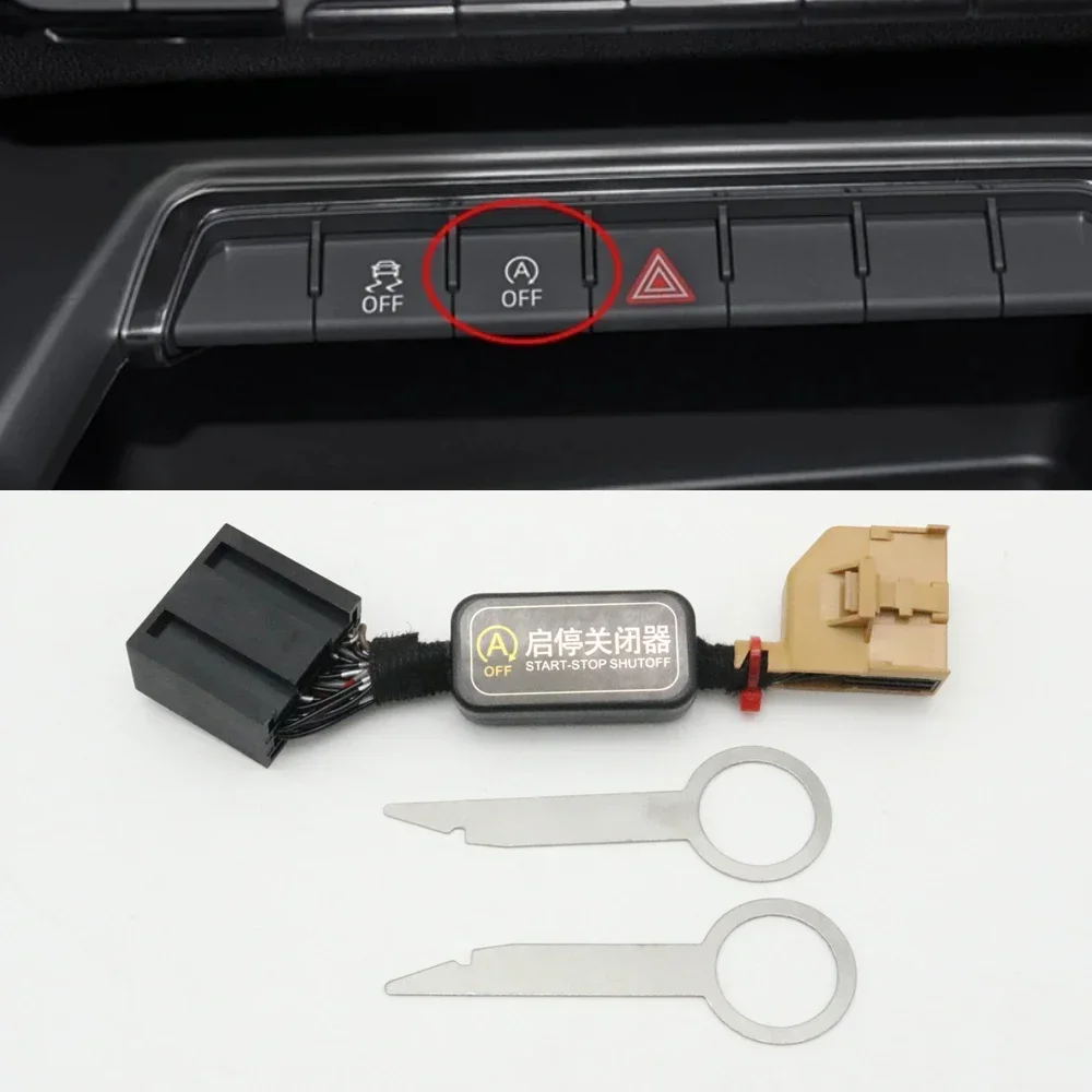 Auto Stop Start Motor Eliminator Gerät Stecker Abschalten Näher Gerät Control Sensor Kabel Für Audi A3 8Y 2020-2023 Image