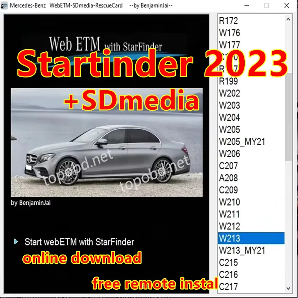 StarFinder 2023 für Be/nz elektrische Verkabelungsdiagramme Informationen online Download Installation Service Image