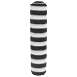 vidaXL Zaunblende Anthrazit und Weiß 1,8x25 m HDPE 75 g/m² Image