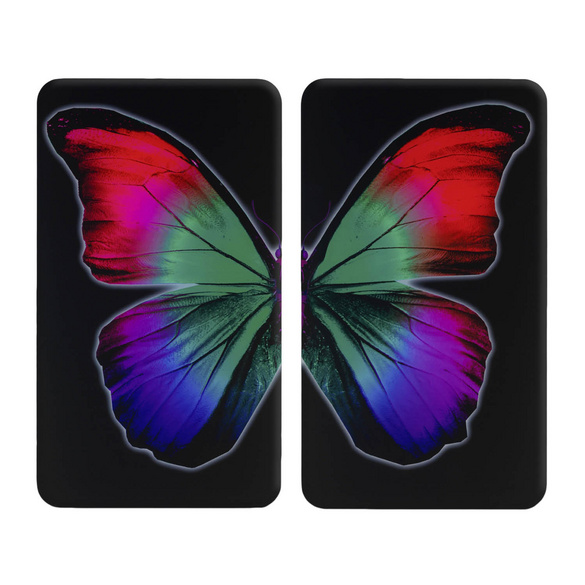 Herdabdeckplatten 2er Set Butterfly by Night WENKO Image