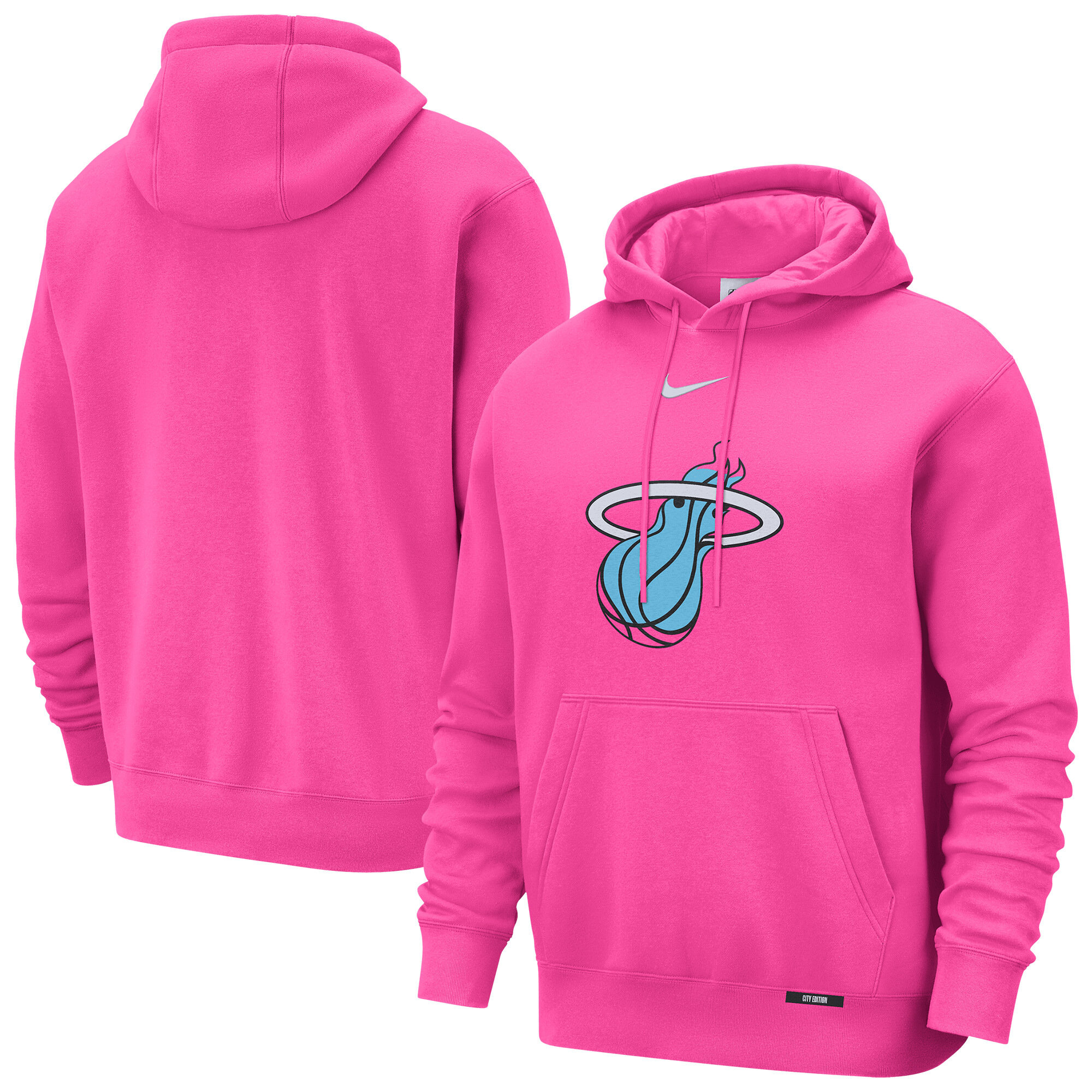 Miami Heat Nike City Edition Club Logo Hoodie (Herren) Image