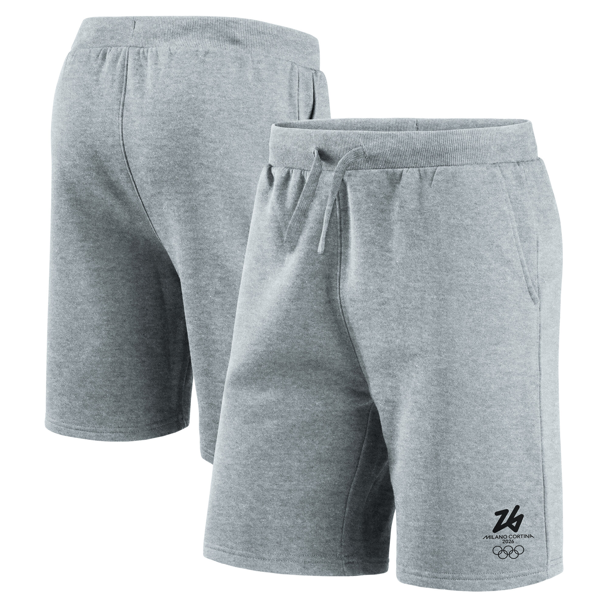 Sweatshorts mit Primärlogo von Milano Cortina 2026 Olympics – Grau Image