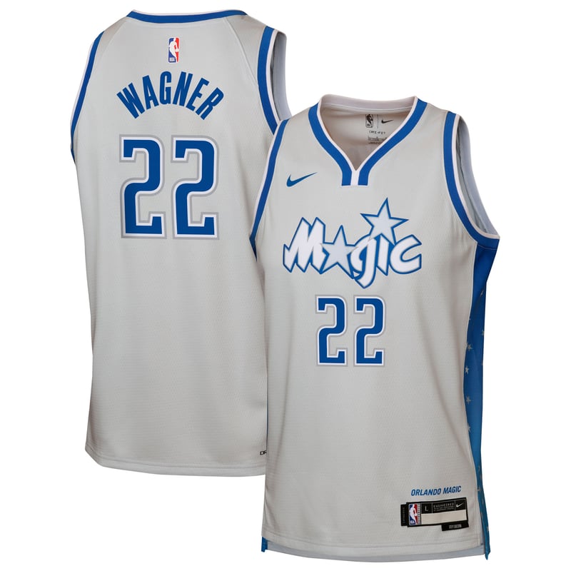 Maillot Swingman Nike City Edition 2025/26 Orlando Magic - Personnalisé - Franz Wagner - Jeune - unisexe Taille: S (8)