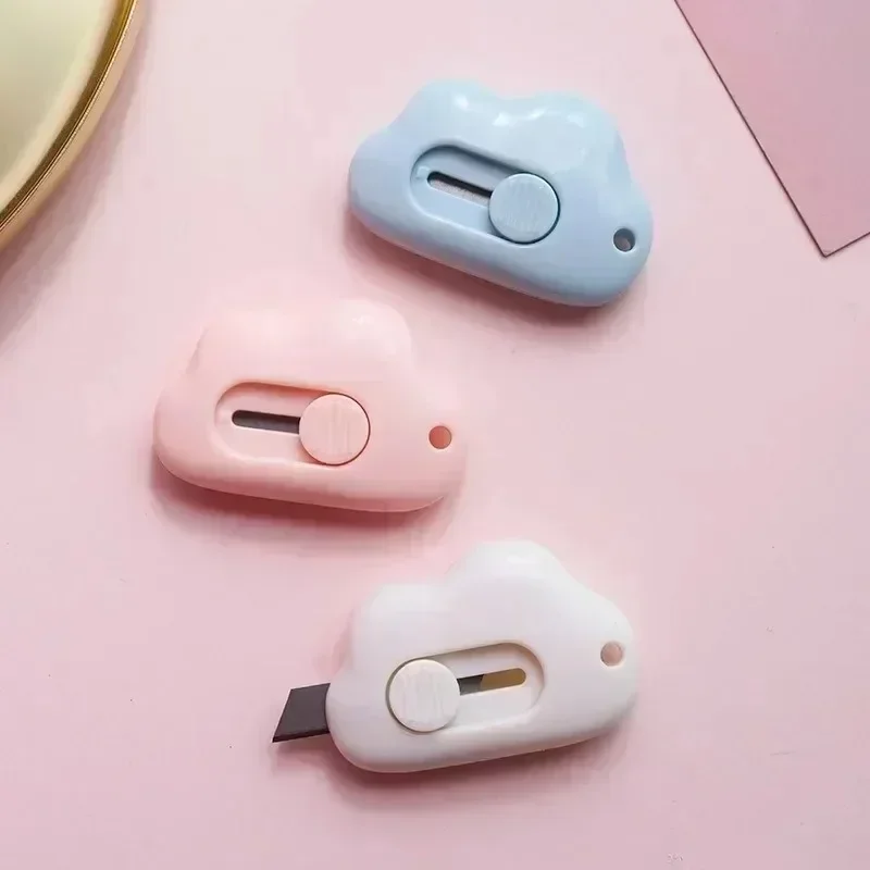 Papier Schneiden Maschine Wolke Farbe Niedlichen Kaninchen Mini Tragbare Praktische Messer Papier Schneiden Maschine Rasierklinge Büro Schreibwaren Image