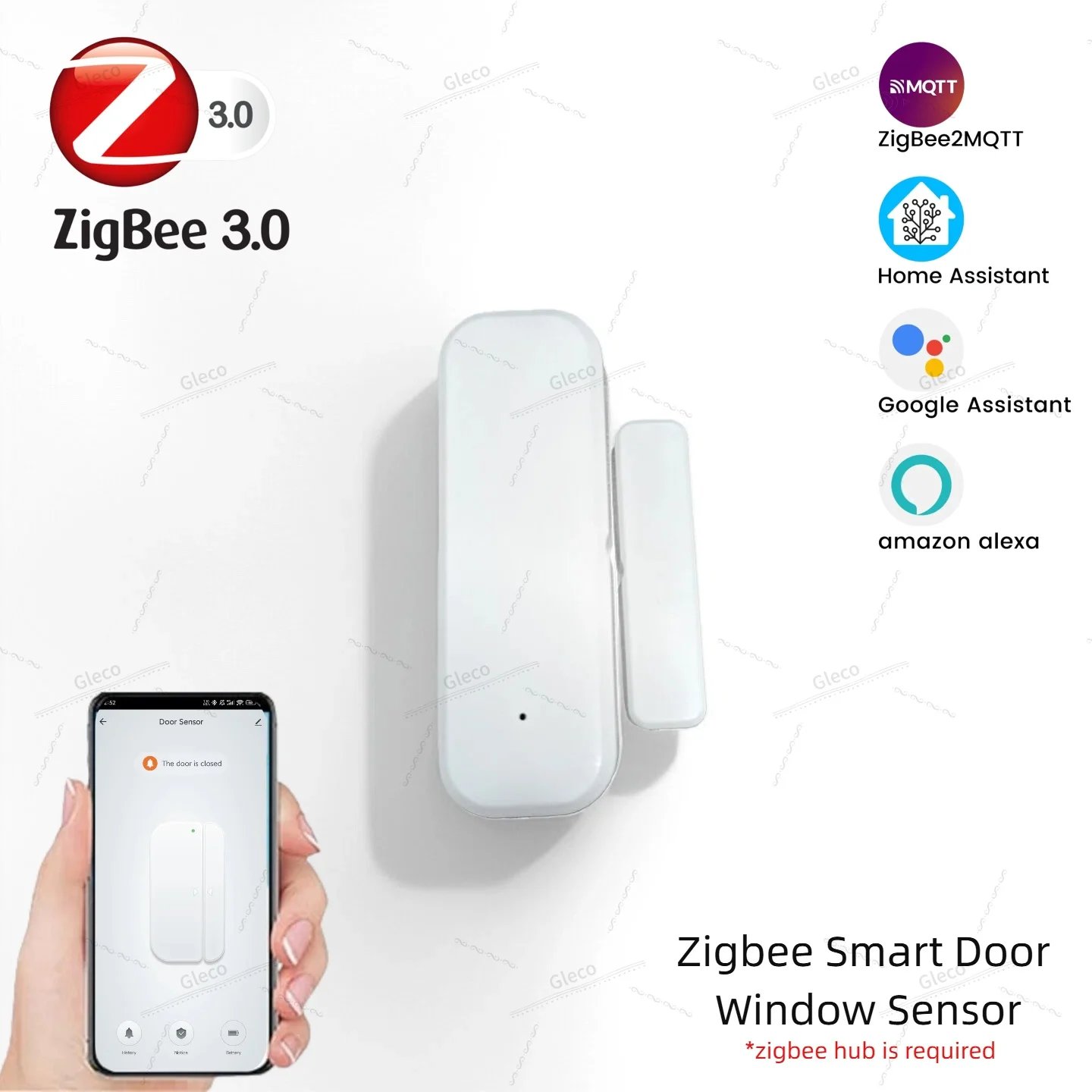 Zigbee Fenster Tür Sensor Erkennung Magnetische Fenster Sensor Tür Öffnen Schließen Alarm Detektor Für Smart Home Automation Sicherheit Z2M