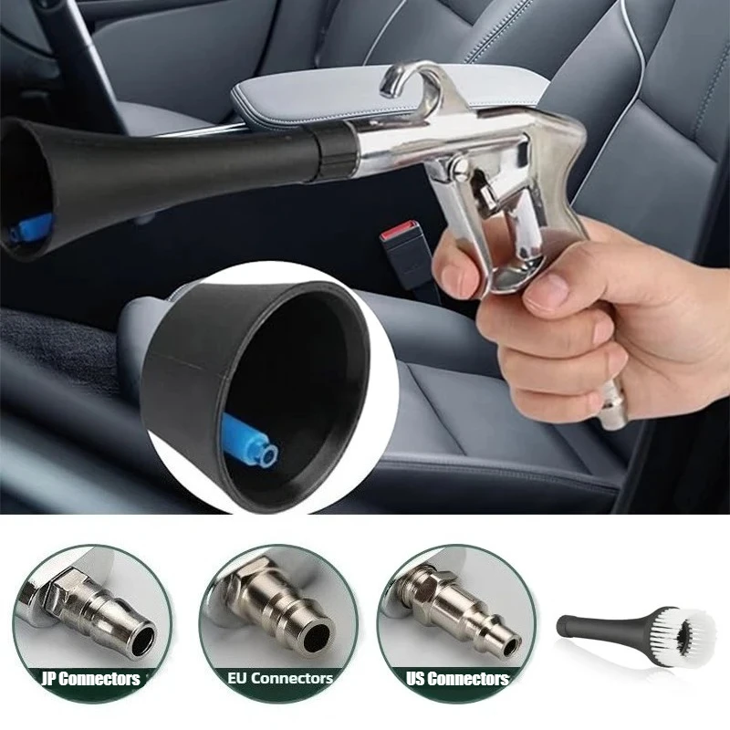 Hochdruck-Luftblaspistole, professionelles Trockenreinigungswerkzeug für die Autowäsche, effizientes Staubgebläse für die Reinigung von Tornado Force im Auto Image