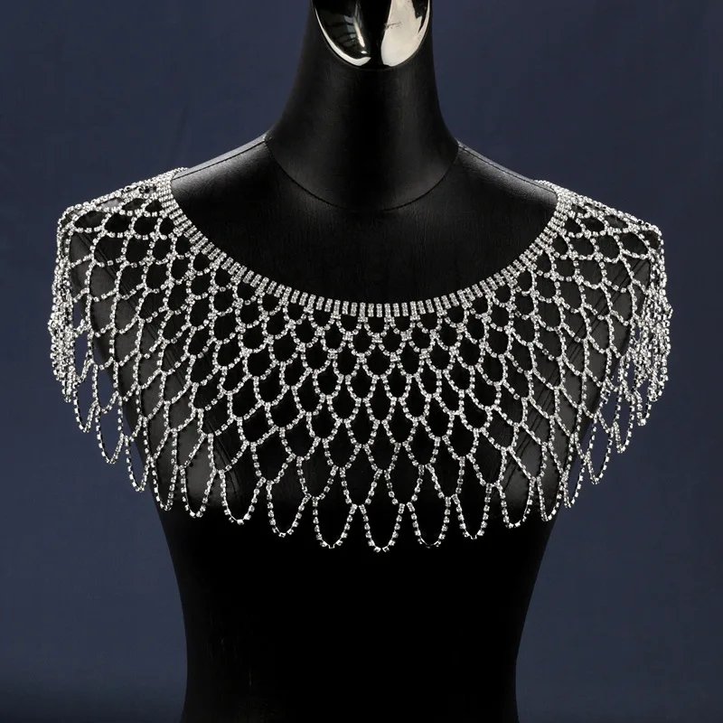 Frauen Perle Schals Reine Handgemachte Perle Kette Tippet Luxus Design Kleidung Ornamente Dame Abdeckung Top Party