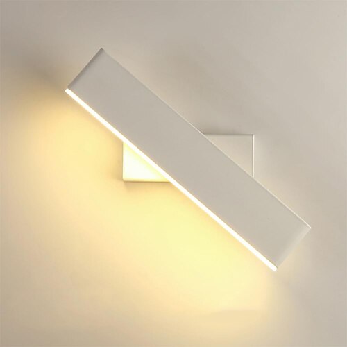 LED-Wandleuchte für den Innenbereich, 6 W, runde, kreative Acryl-LED-Wandleuchte, 3000 K/4500 K/6000 K, moderne Wandleuchte, Nachttischlampe, für Wohnzimmer, Schlafzimmer, Treppenhaus, Flur Image