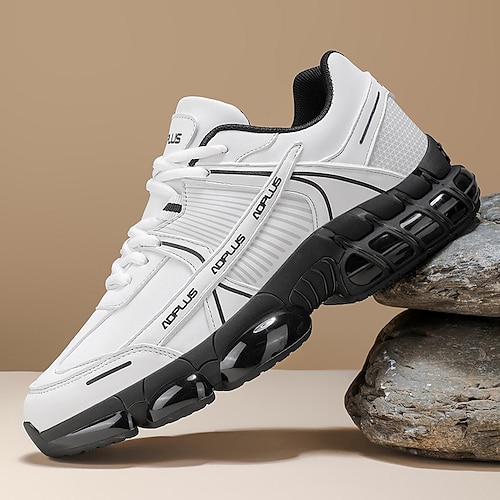 Weiße Herren-Sportschuhe – leistungsstarkes Design, strapazierfähig und stylisch, ideal für Workouts in den Ferien und Aktivitäten am Weihnachtstag Image