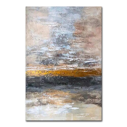 Mintura, handgefertigte abstrakte Ölgemälde mit dicker Textur auf Leinwand, Wanddekoration, gerollt, rahmenlos, ungespannt. Image