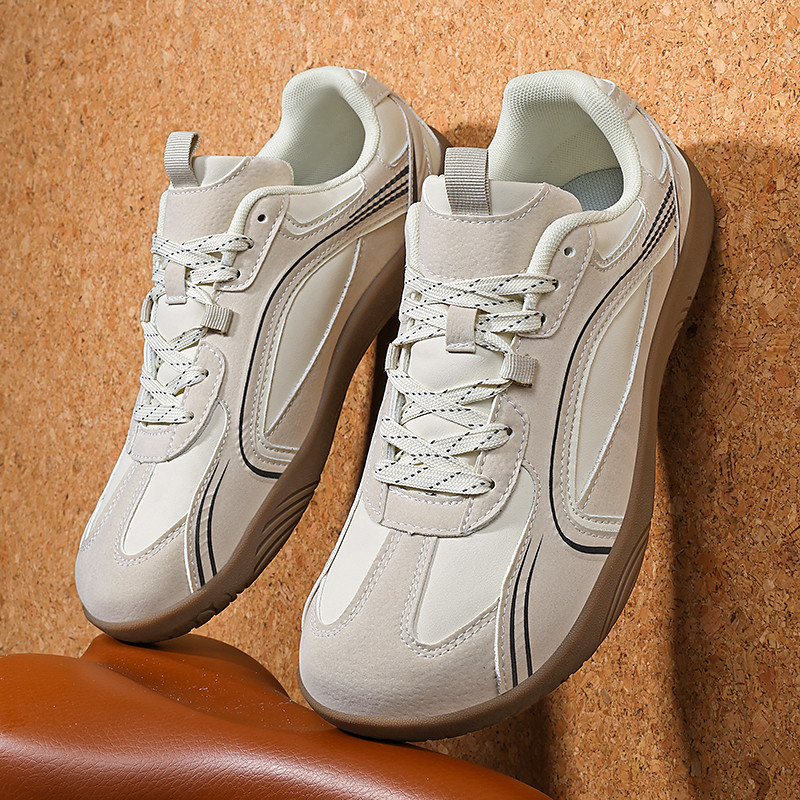 Men's Red Faux Leather Sports Shoes - Sleek, Modern Design with Lightweight Construction, Ideal for Casual Outings, Weekend Activities and Sports Events