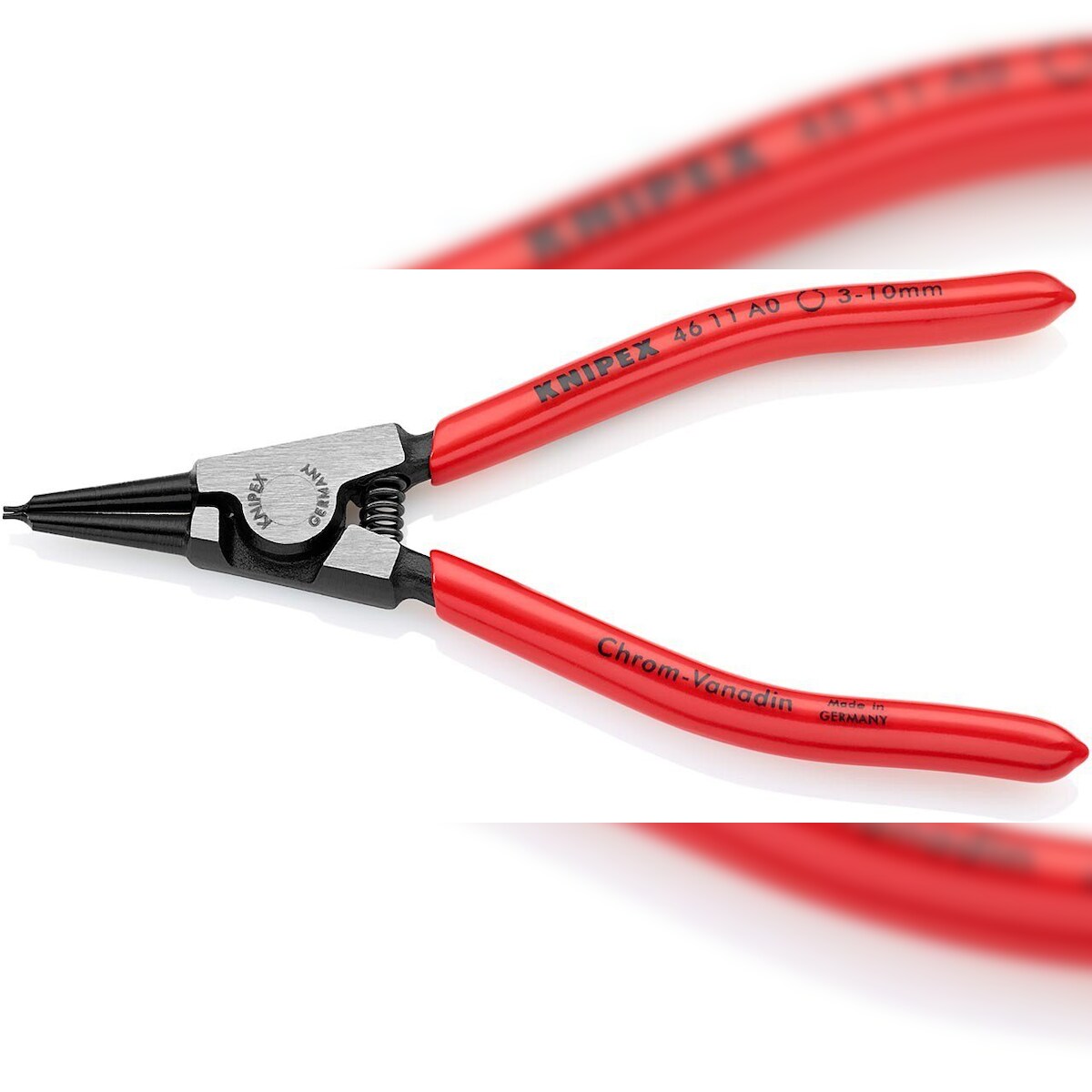 KNIPEX Sicherungsringzange für Außenringe auf Wellen, schwarz atramentiert, 140 mm Image