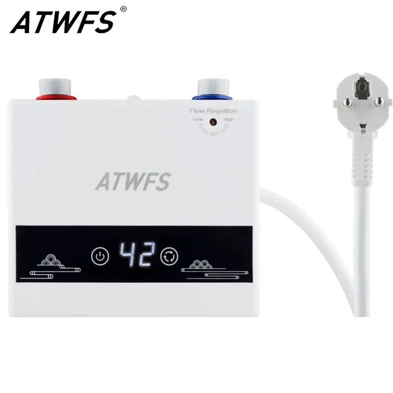 ATWFS Instant Water Heater 220V 4600W Portable Electric Water Heater For Bathroom And Kitchen ATWFS Instant Water Heater 220V 4600W Portable Electric Water Heater For Bathroom And Kitchen
