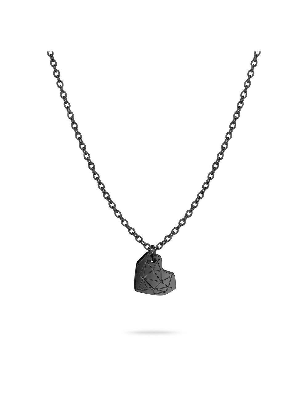 Liebeskind Berlin Kette Broken Heart Damen schwarz, ONE SIZE Image