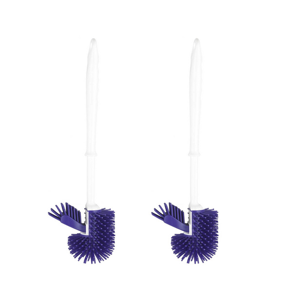 WC-Hygiene-Garnitur Lila 2er-Set mit Randbürste Maximex Image