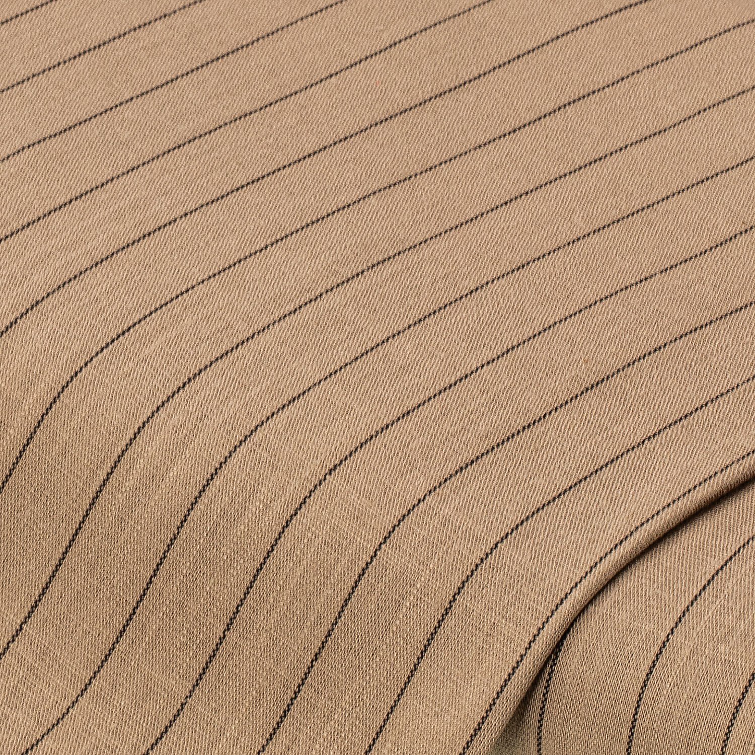 Viskose-Leinen Streifen, braun/schwarz Image