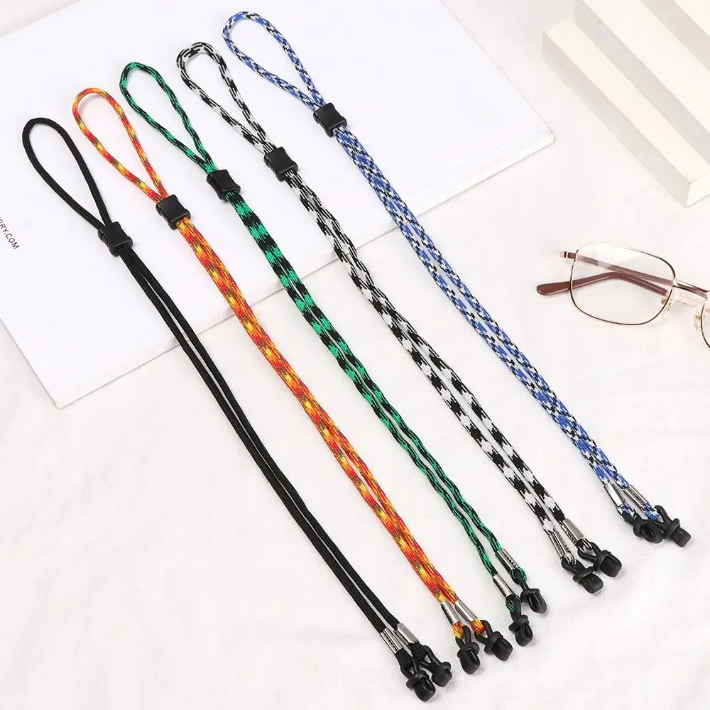 Halskette Sonnenbrille Lanyard Frauen Männer Sport Brillen Kette Halter Rutschfeste Lesebrille Halter Strap Brillen Geflecht Image